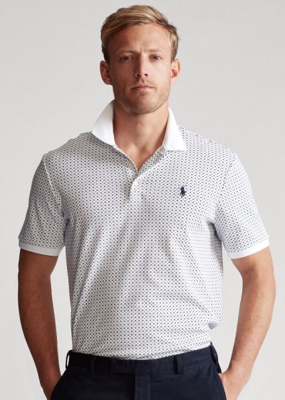 Polos Polo Ralph Lauren Hombre Blancos Multicolor - Classic Fit Soft Cotton - NOSTU0789